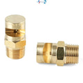 Brass K Type Wide Angle Flood Jet Flat Fan NozzleFlat Fan Wide-Angle Spray Nozzle Brass Material Flood Jet Nozzle