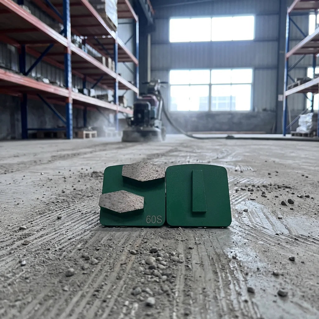 Scanmaskin Double Hexagon Segments Diamond Grinding Shoes Concrete Grinding Block