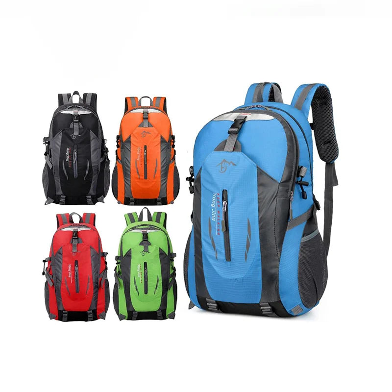 Nylon Camping Mountain Travel Hiking Backpacks Waterproof Large Capacity Outdoor Sports Backpack 40l