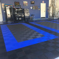 Arlott Hot Seller 40*40cm Garage Plastic Flooring Durable Vinyl Floor Tile Car Wash Car Show Room PP PVC Garage Floor Tiles