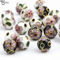 Small Bridge Round 6/8/10/12mm Glass Crystal Enamel Beads for Jewelry Making Diy Bracelets Women Loose Spacer Trendy Wholesale
