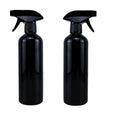 500ML HDPE Matte Black and White Spray Bottle for Household Cleaning and Shampoo Production Clean and Elegant Design