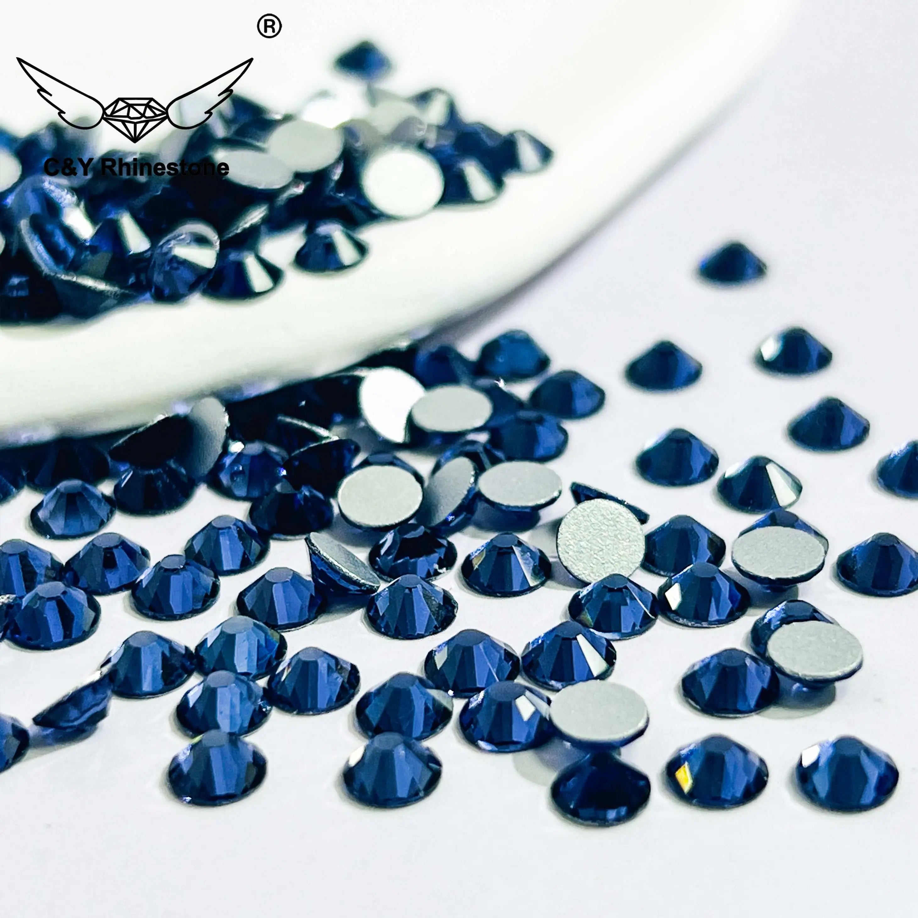 CY 010 Flat Back Strass Crystal Non Hot Fix Loose Rhinestone for Garment Decoration