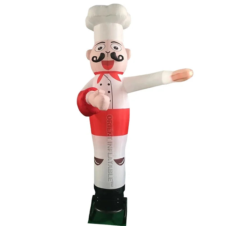 Advertising Inflatable Wave Man Sky Dancer With Blower Custom Design Logo Inflatable Air Dancer