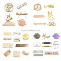 Wholesale Custom Zinc Alloy Metal Label Name Plate Engraved Bag Metal Tag for Handbag