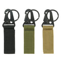 Tactical Carabiner Outdoor EDC Keychain Nylon Webbing Keys Holder Camping Backpack Belt Hook Hanging Buckle Muilter Clip