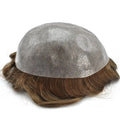 LONGFOR Best Quality Men's Hair Toupee Thin Skin Base Short Hair System Unit 0.08-0.10mm Realistic Skin Factory-Supplier Silk