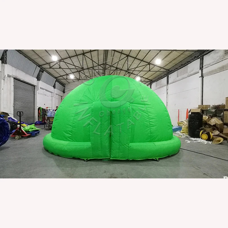 Professional Portable Inflatable Projection Dome Planetarium Cinema Tent 0.55-0.9mm PVC Tarpaulin Customizable Size Color 2-Year