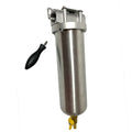 High Flow 20 Inch Stainless Steel Water Filter Housing for 4.5 Inch Cartridges