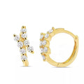 LOZRUNVE 925 Sterling Silver Fashion Fine Diamond Zirconia Huggie Hoop Earring 2023