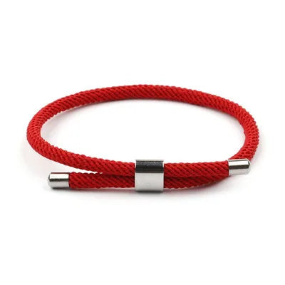 New Year Lucky Hand Rope Jewelry Romantic Couple Red Rope Bracelets Multicolor Handmade Braided Bracelets for Women Gift