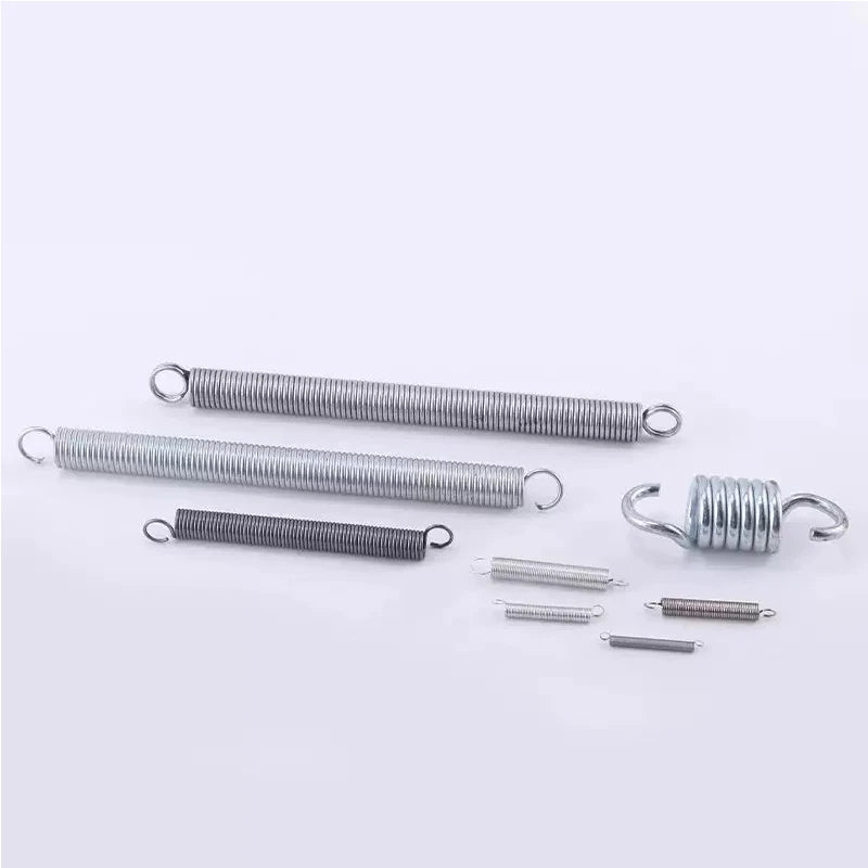 Custom High Helical Double Hook Tension Spring Stainless Steel Coil for Industrial Use Various Types Direct from Factory
