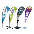 Customized Outdoor Flying Beach Feather Flag Banner Kit Stand for Promotional Products Advertising Feather Flags