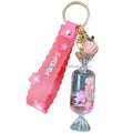 Wholesale Promotion Acrylic Custom Candy 3d Keychains for School Student Gift Mini Small Bell Decoration Pendant