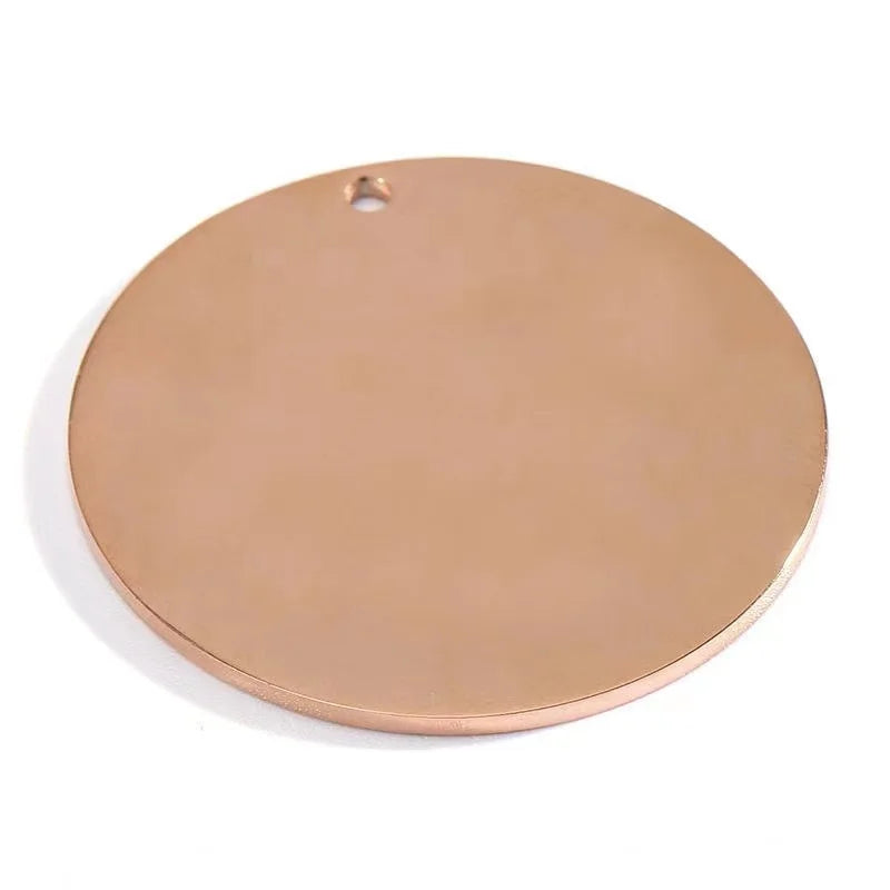 Stainless Steel Round Plain Dis for Customize