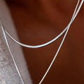 EManco Handmade Square Chain Necklace Stainless Steel Men Titanium Steel Clavicular Chain Jewelry Accessories Direct Wholesale