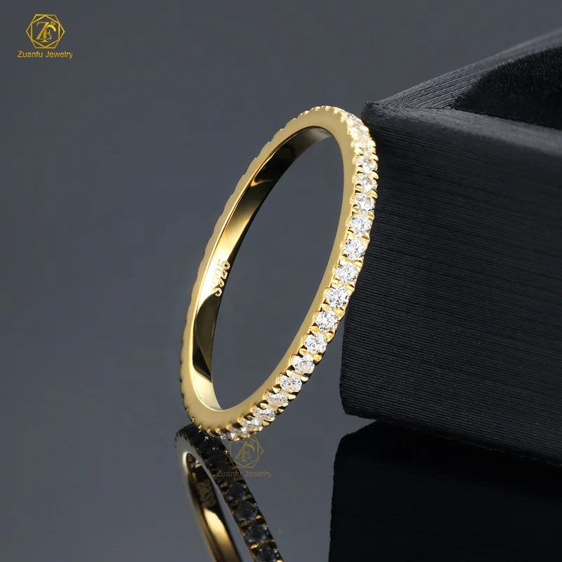 1.5MM Wide Silver Ring Solid 925 Sterling Silver Plain Band for Man and Women Stacking Ring Minimalist Men Wedding Band Ring