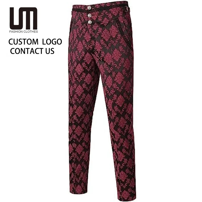 2025 Trendy Men's Plus Size Casual Pants - Vintage Club Party Pants Comfortable Wear