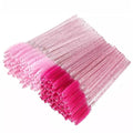 Disposable Crystal Eyelash Brush Comb Eyelash Extension Mascara Wands Makeup Brushes Professional Women Beauty Tool