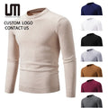 Oem Wholesale Men's Knit Sweater - Slim Fit Pullover (Casual Plus Size 3XL Winter Warm Knitted Top for Men)