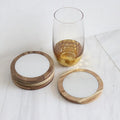 Graceful Design Shape Cheap Wholesale Marble Beer Creative Moroccan coaster Custom