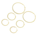 Wholesale Women Minimalist Silver Sterling 925 Blank Huggie Solid Hoop Earrings Accessories Women Jewelry Earring Supplier