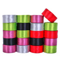 Wired Edge Polyester RIBBON Factory China Fashion Decoration Cheap Custom Personalized Logo Satin Ribbon Roll Birthday 20mm