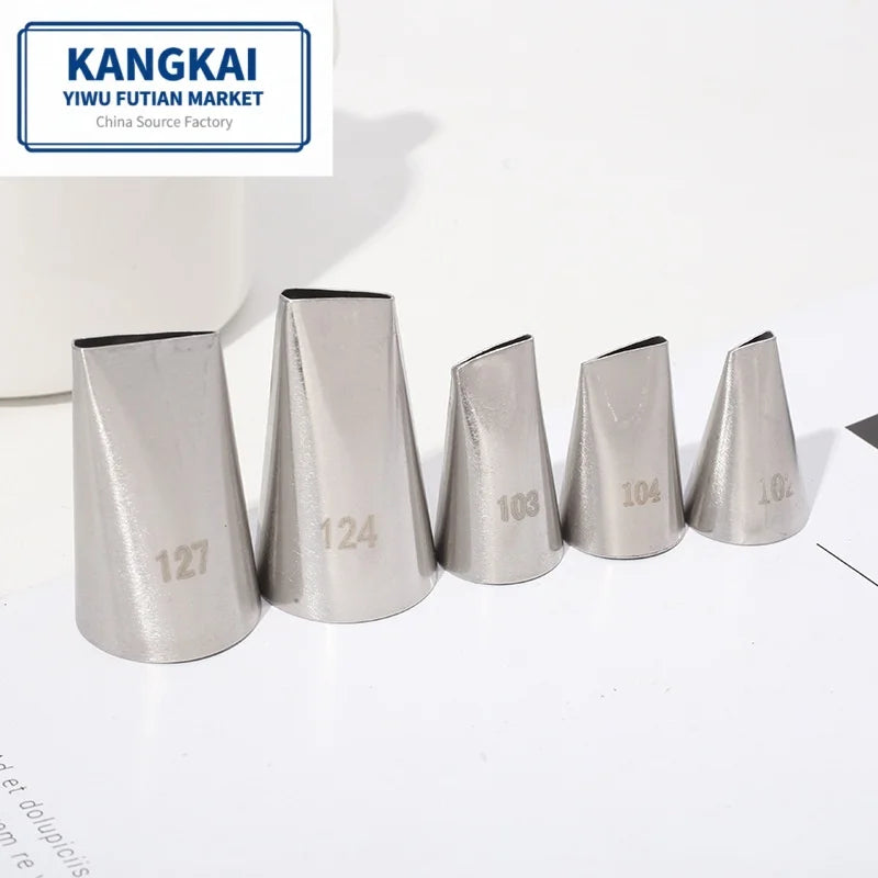 Factory Baking Supplies #103 Middle Size Kitchen Accessories Cake Tool 304 Stainless Steel Baking Piping Tips With Numbers Label