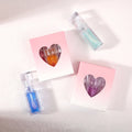 Water Luminous Lip Gloss Set 3Pcs Mirror Fine Shimmering SHAQINUO Lip Care Oil Smudge Proof Long-Wearing Liquid Cute Lip Oil