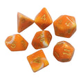 Promotional Logo Custom Dungeons and Dragons Gemstone Dice Set Resin Crafts Bulk Dice Wholesale Resin DND Polyhedral Dice Set