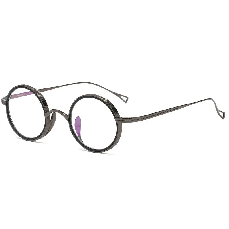 KMN122 Fashion Men's Eyeglasses Frames Pure Titanium Glasses Frame for Men Women Optical Prescription Myopia Eye Glasses