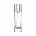 30ml Round Perfume Bottle Transparent Glass Short Perfume Custom Fragrance Bottles Thick Bottom Spray Pump Silver Cap Bottles
