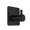 Self Adhesive Wall Modern Black Robe Hook Stainless Steel SUS304 Heavy Duty Coat Bathroom Bedroom Towel Hook Kitchen