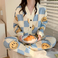 Hot Sale Long Sleeve Pajamas Set Spring Summer Women Plus Size 4XL Sleepwear 2 Piece Pyjamas Nightwear Set