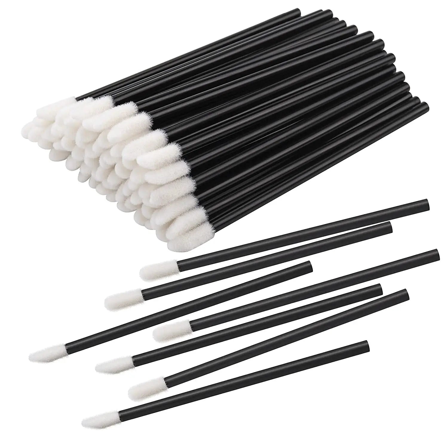 Disposable Lip Brushes Make up Brush Lipstick Lip Gloss Applicators Makeup Beauty Wands Tool Kits Hollow Handle