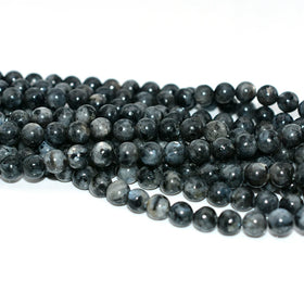 Factory Wholesale 100% Natural Larvikite Stone Beads in 4/6/8/10/12mm Sizes Loose Beads