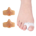 Soft SEBS Elastic Double Ring Toe Separator Comfortable Hallux Valgus Overlapping Foot Care Spacer