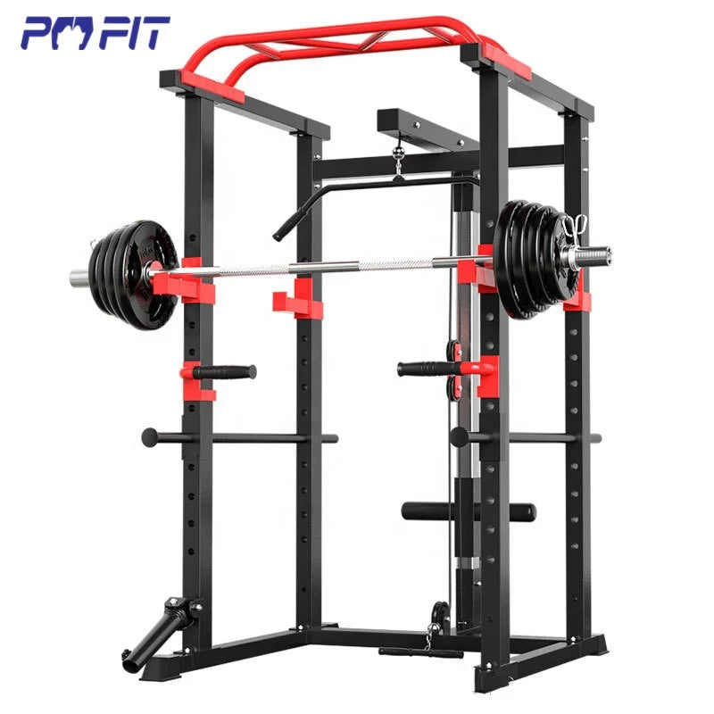 Ejercicios Fitness Equipo De Ejercicios Smith Machine Power Cage Cable Crossover Squat Rack Gym Station