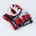 Professional Custom Logo MMA Boxing Gloves Punching Mitts PU Leather UFC Gloves Customized Color Sizes S/M/L/XL Brand WOLON