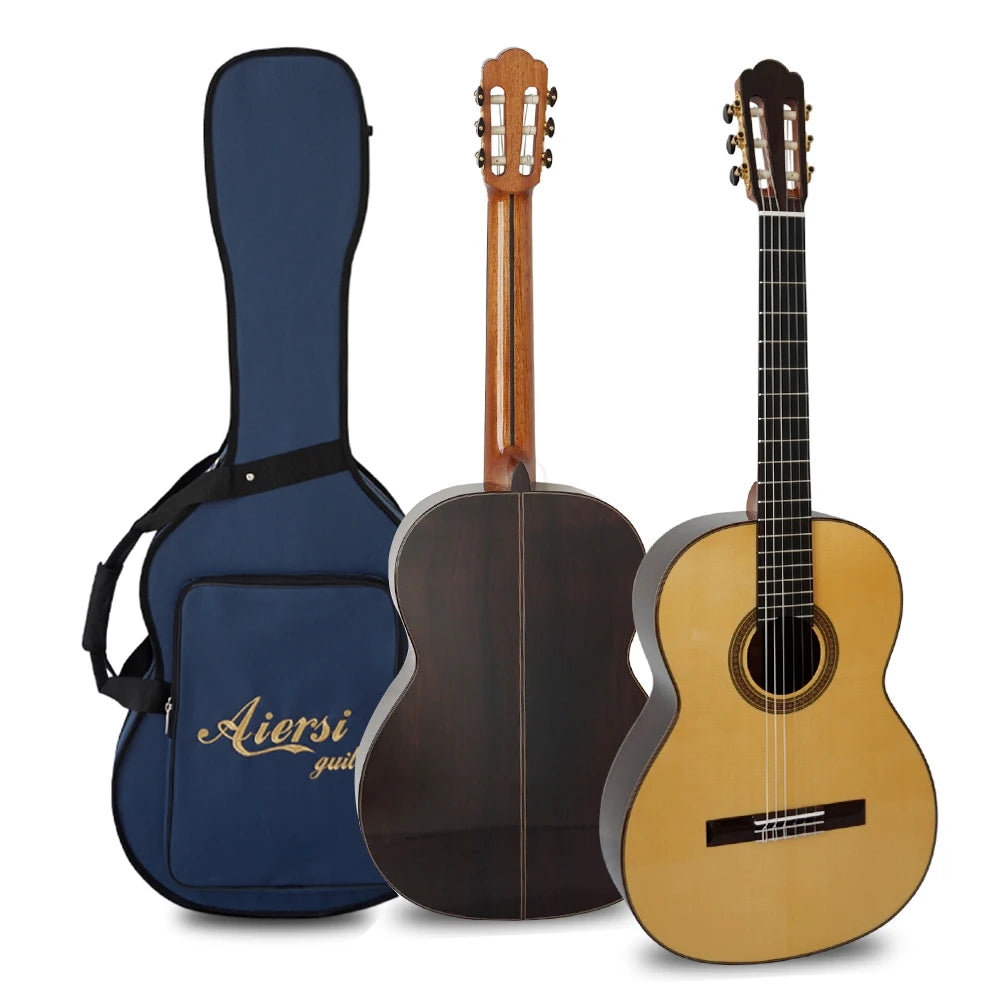 China Aiersi Brand Hauser Classical Guitar Model with All Solid Body for Professional Player