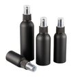 Ready to Ship Empty 40ml 50ml 100ml 120ml 150ml Matte Black Skin Care Silk-screen Printed Aluminum Bottle for Personal Care MegaBDM