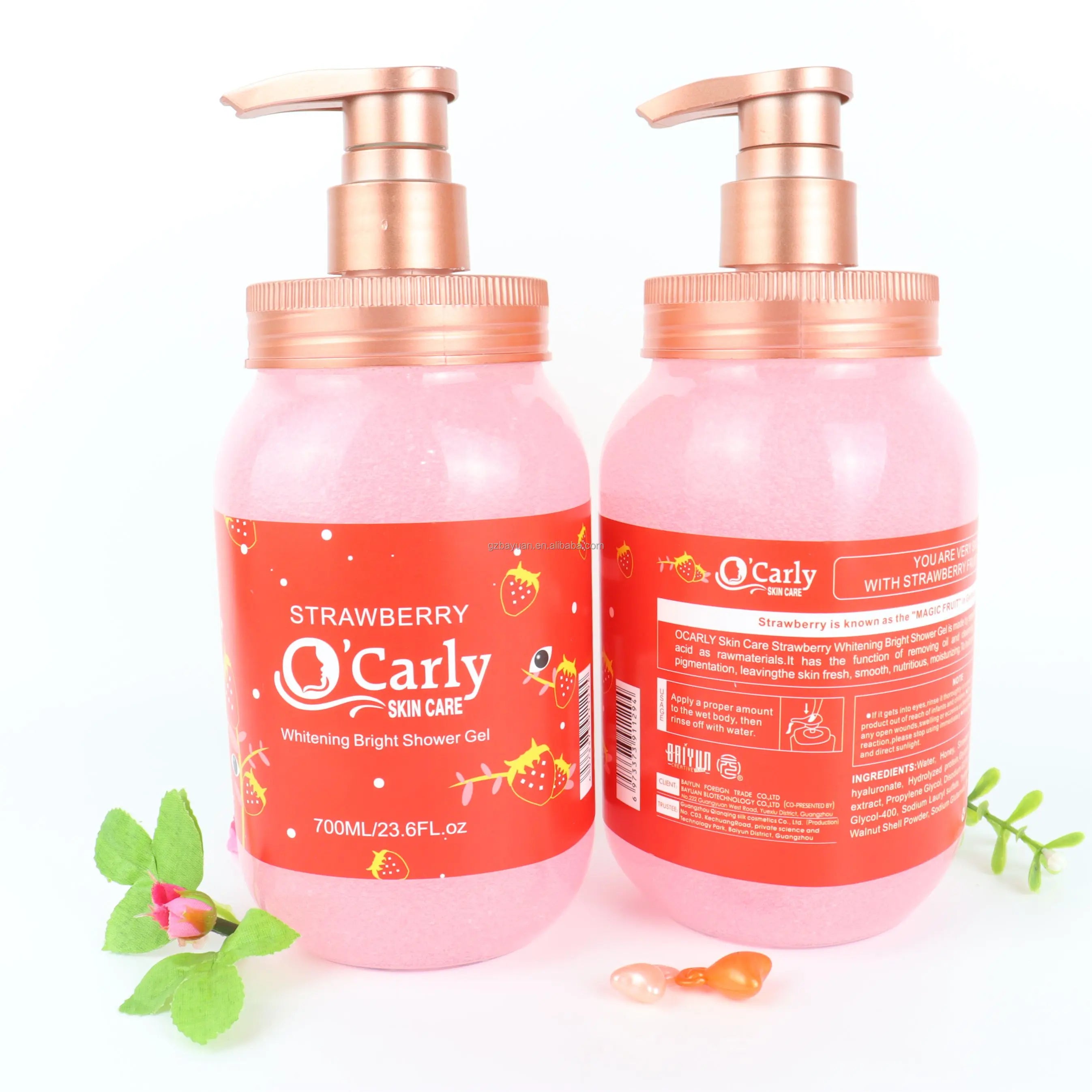 O'Carly Skncare Private Label Herbal Body Wash Whitening Moisturizing Shower Gel for Women Regular Size Normal Skin