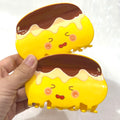 SAIYII New Style Original Design Cute Hamburger Emoticons Grab Cellulose Acetate Hairpin Claw Clips for Woman Hair Accessories