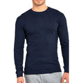 Autumn Winter Men's Casual Long Sleeve Waffle Weave 100% Cotton 280g Solid Printed Blank Coat