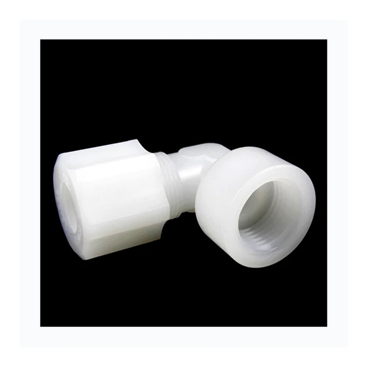 PVDF Female Elbow 90-Degree Bend Inner Teeth Plastic Threaded Fittings Pipe Fittings