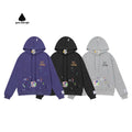 Green Dimple Custom Printing Women's Hooded Sweatshirt Hip Hop Street Graffiti Oversized Unisex Slogan Jacket for Winter