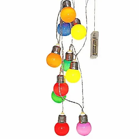 Hot Sale Outdoor LED Christmas Ball Light Ornament Colorful LED Ball String Hanging Decor for Trees Christmas Decorations
