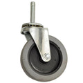 HM2206 Factory Directly 4 Inch Universal Black Gray Screw-Installation Household Trolley Flat Car Caster Wheels
