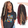 Julianna Kanekalon Synthetic Braiding Locs Hair Extension  14 20 Inches in Stock Handmade Distressed Butterfly Locs Crochet Hair