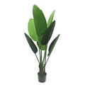 160cm Banana Bonsai Plastic Tree Plants Artificial Banana Leaf Plants Indoor Tree Artificial for Office Home Wedding Decoration